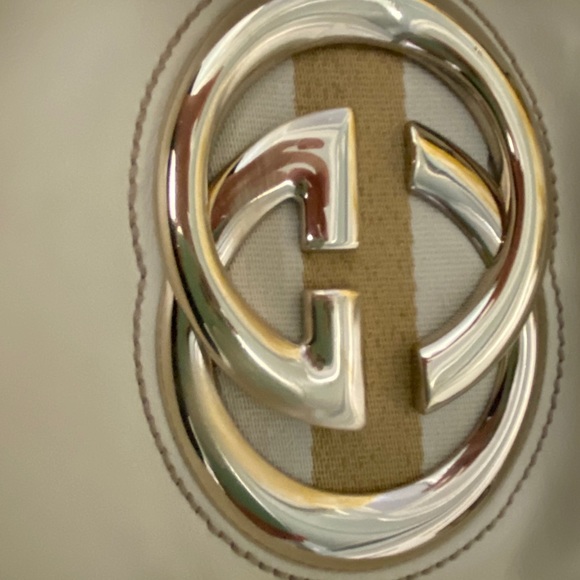 Gucci***Cream leather Authentic Gucci tote - Picture 2 of 12